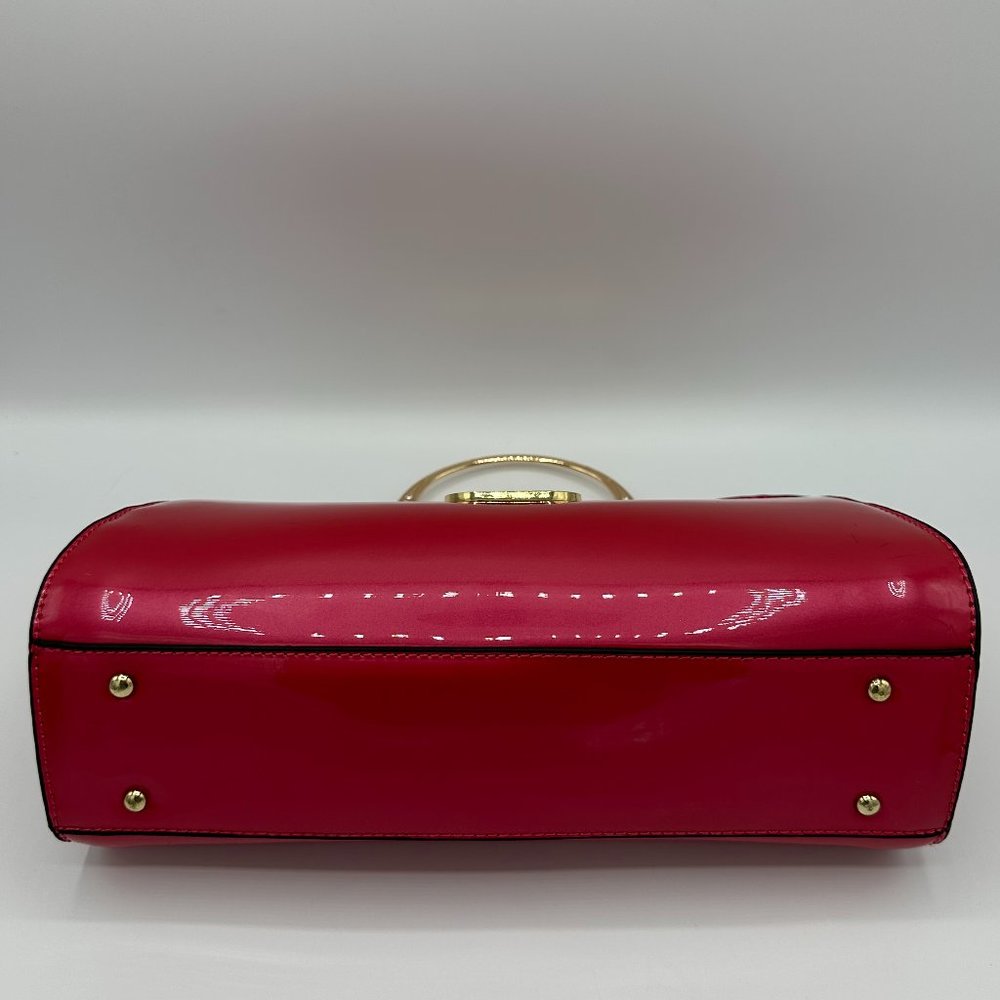 NWT Brangio Italy Starry Embrace Metallic Clutch/Crossbody - Rose - Picture 7 of 15